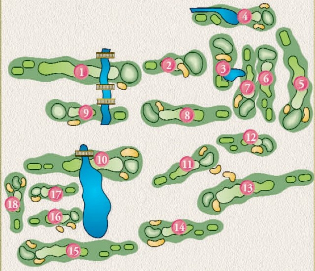 westwoods golf course layout