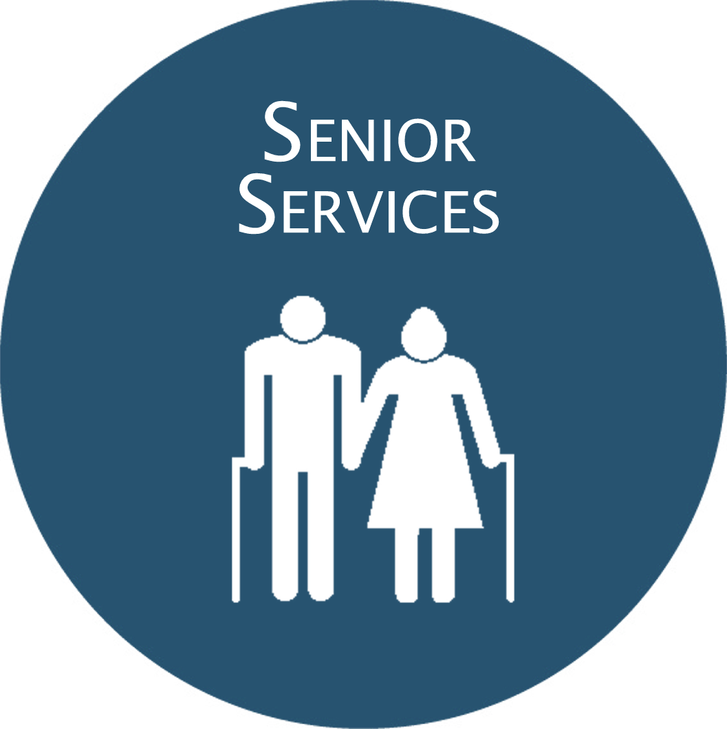 senior services blue dot