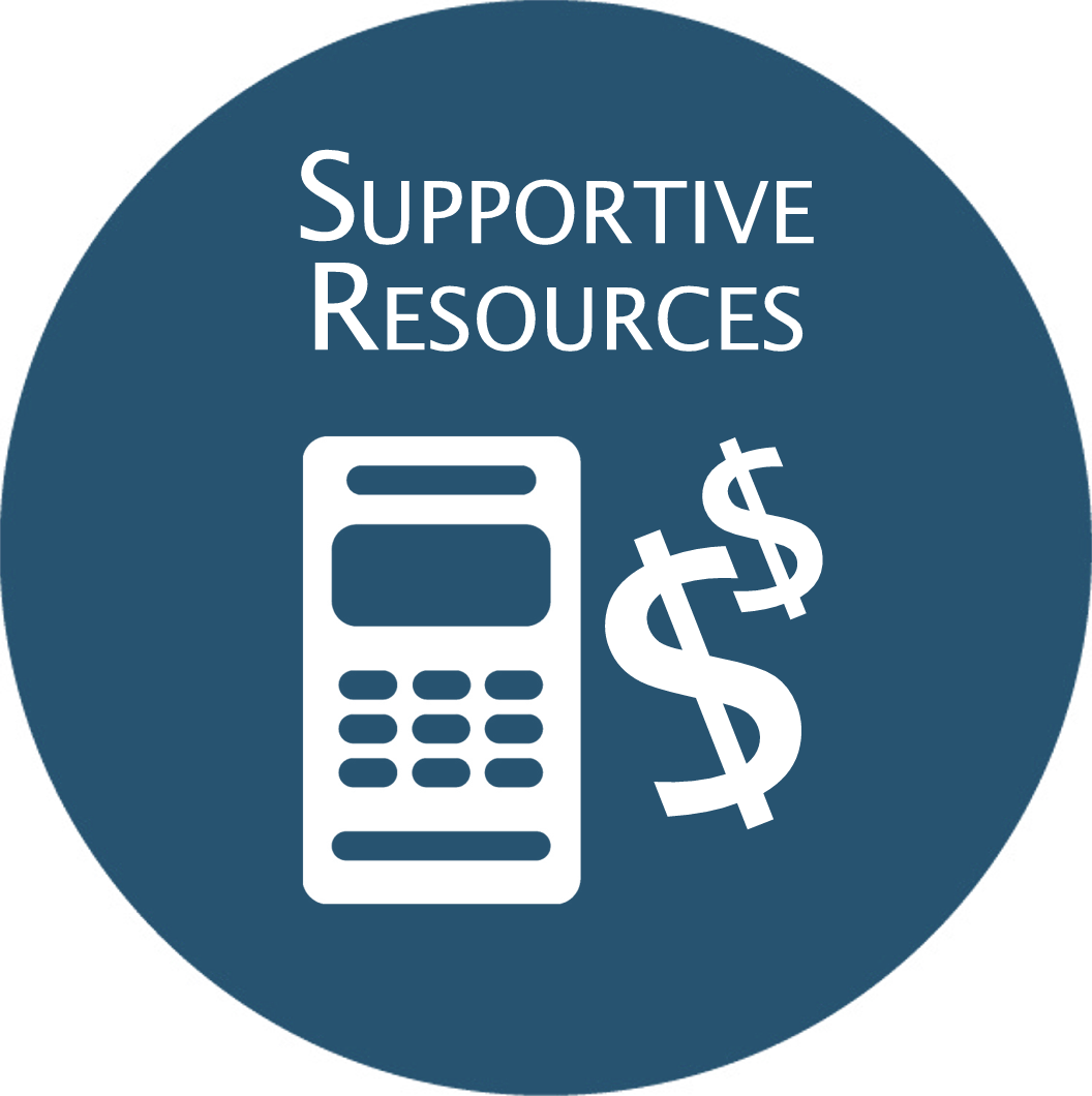 supportive resources blue dot
