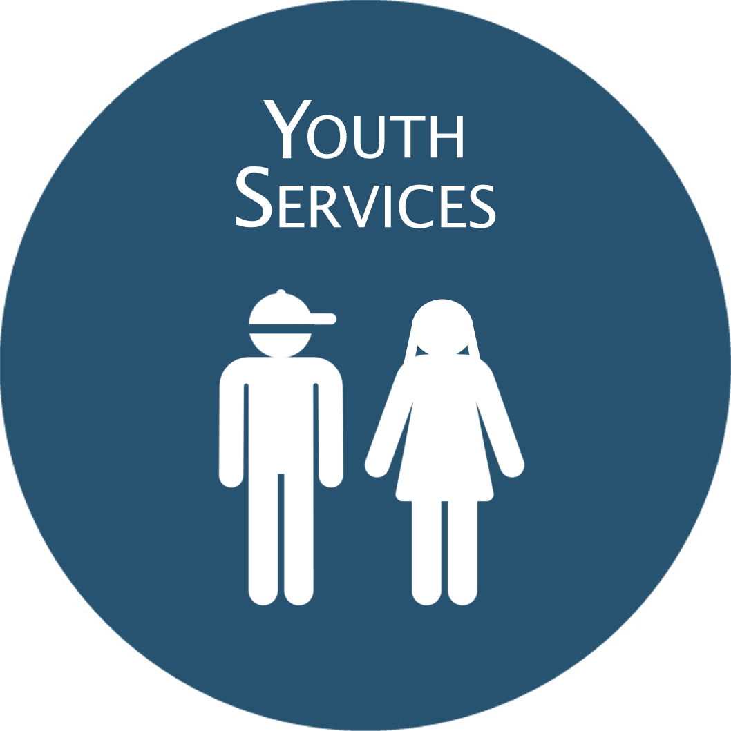 youth services blue dot